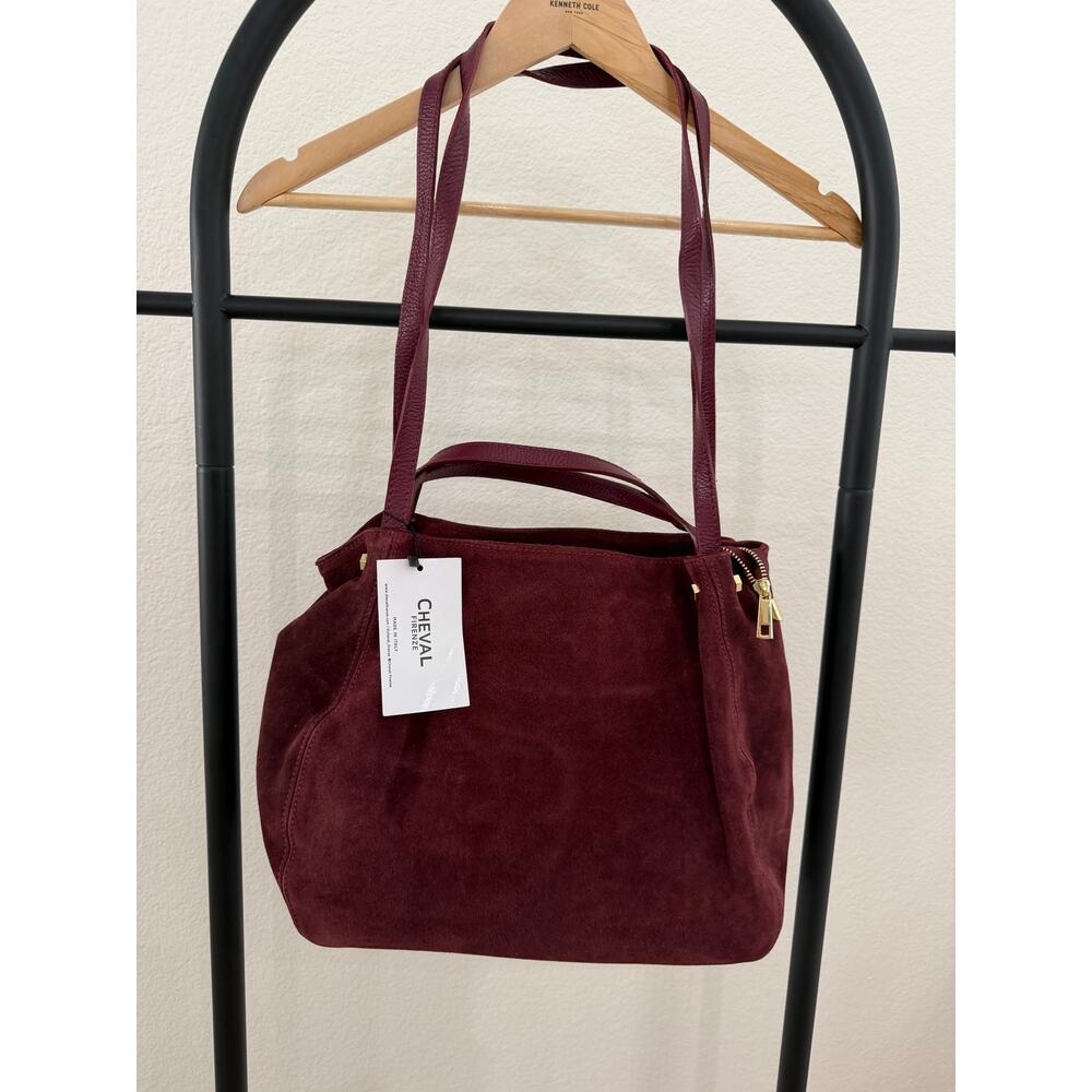 Cheval Firenze NEW Italian Suede Shouder Bag